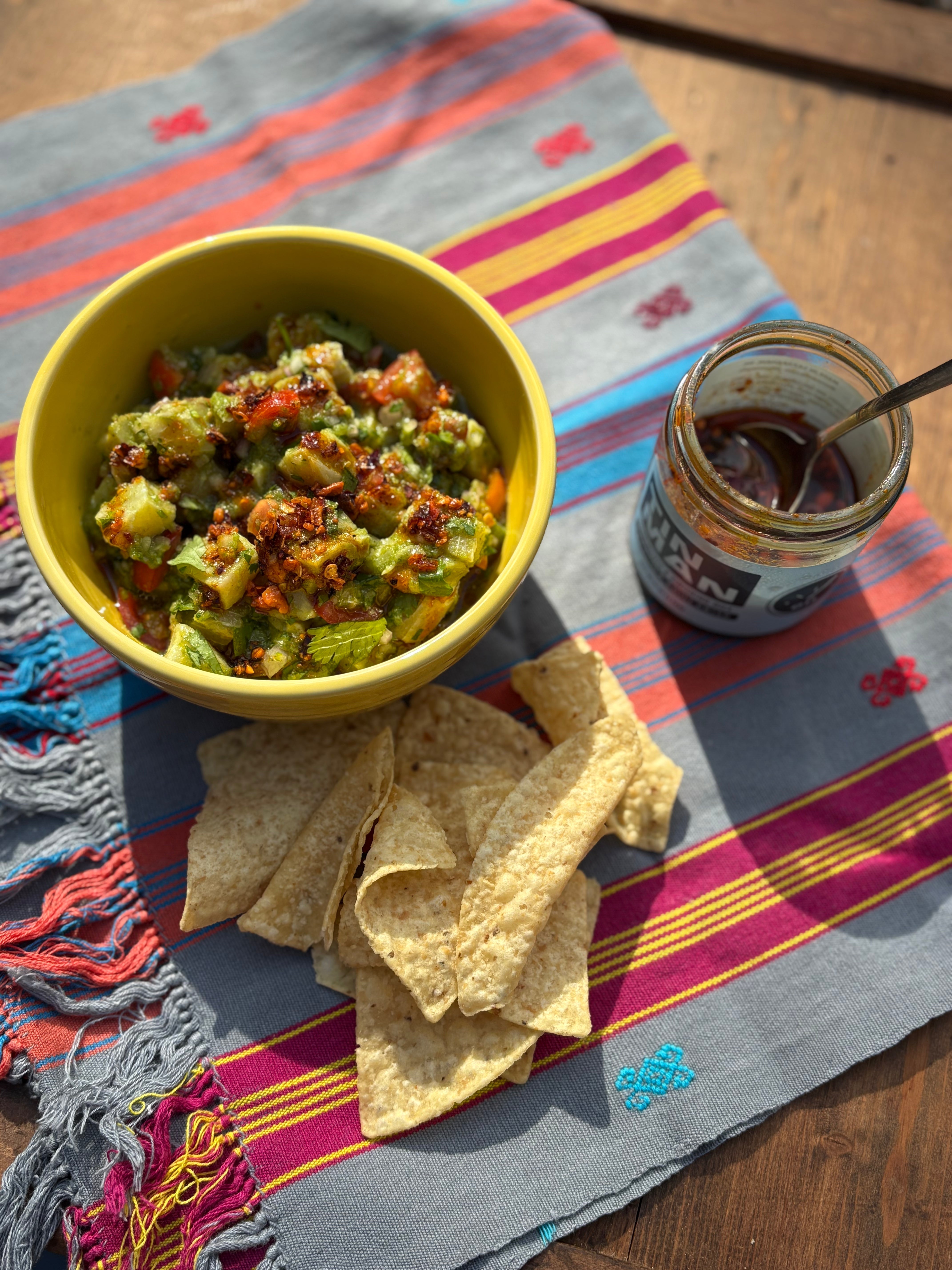 Game Day Glow-Up: Verde Ceviche with Chili Crisp