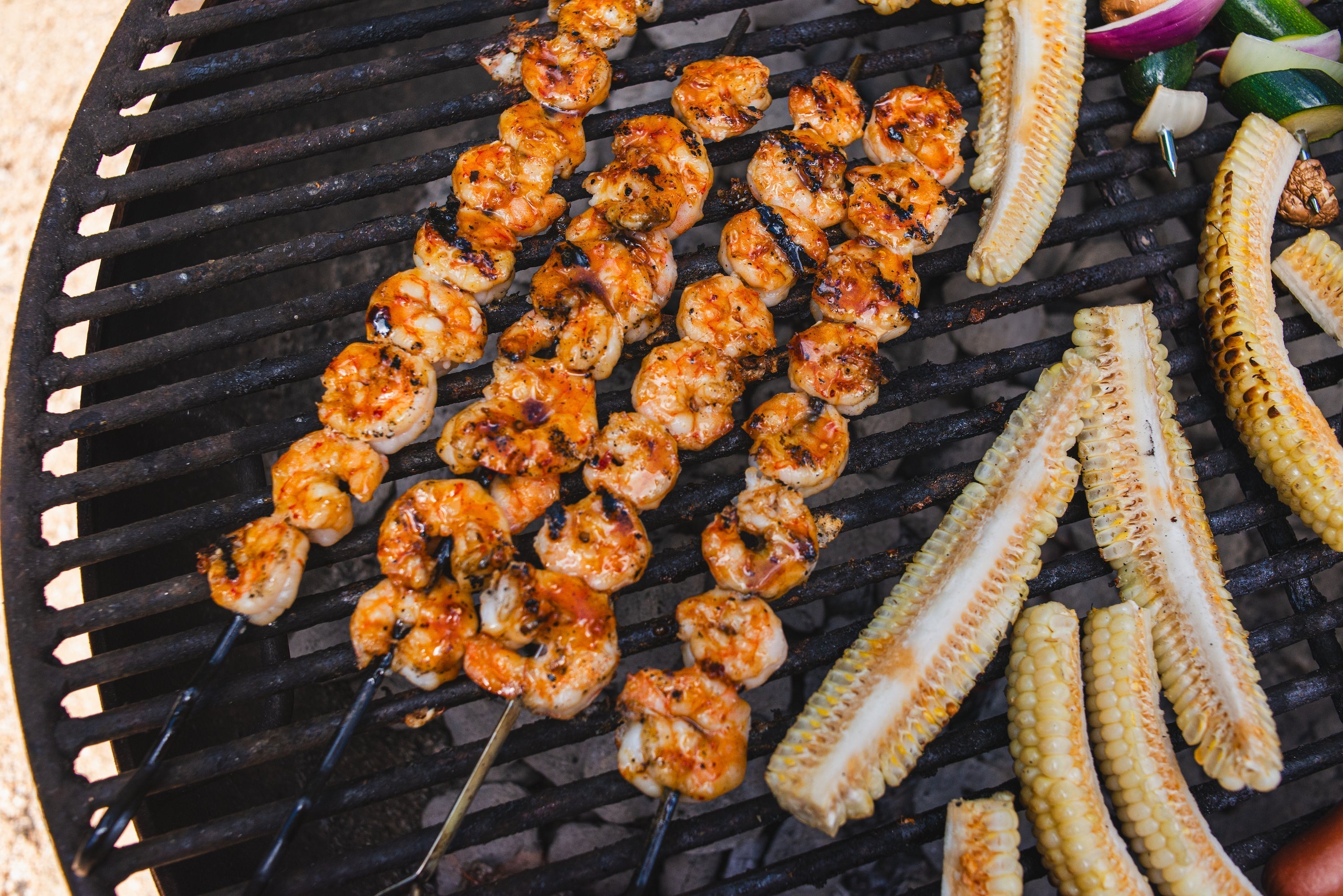 Sticky Sichuan Grilled Shrimp